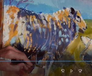 Video - Sheep painting part 11